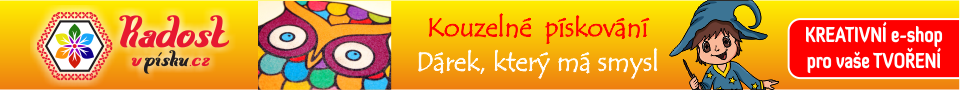 Radost v písku - pískování obrázků a mandal.